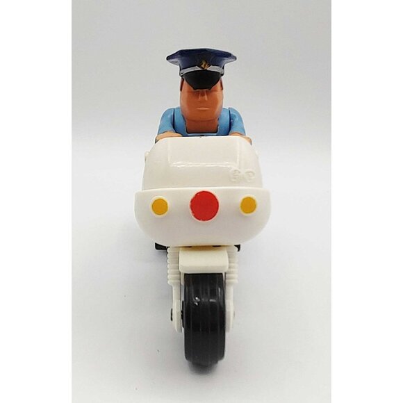 Vintage 1981, Fisher Price Husky Helicopter Police Car & Motorcycle/ 1 Cop - Picture 13 of 15